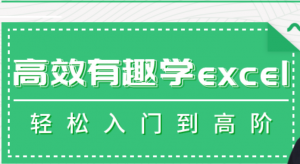 高效有趣学Excel，轻松入门到高阶