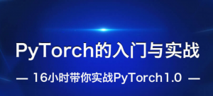 最好的PyTorch的入门与实战教程全