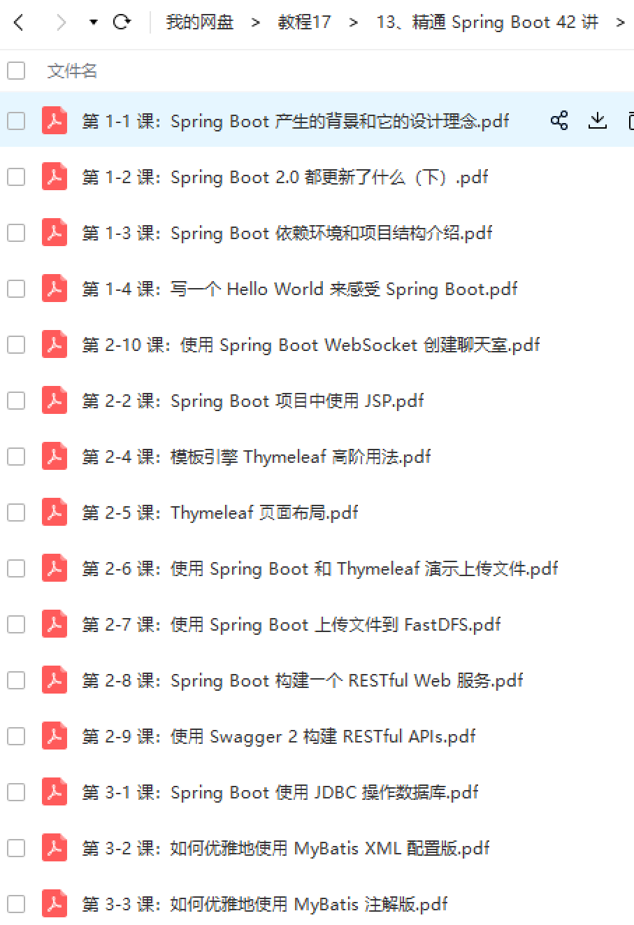 精通 Spring Boot 42 讲