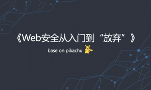 web安全从入门到“放弃”视频教程