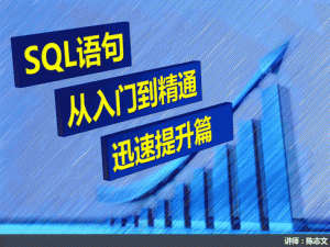 SQL语句从入门到精通迅速提升篇视频课程(Oracle零基础版)