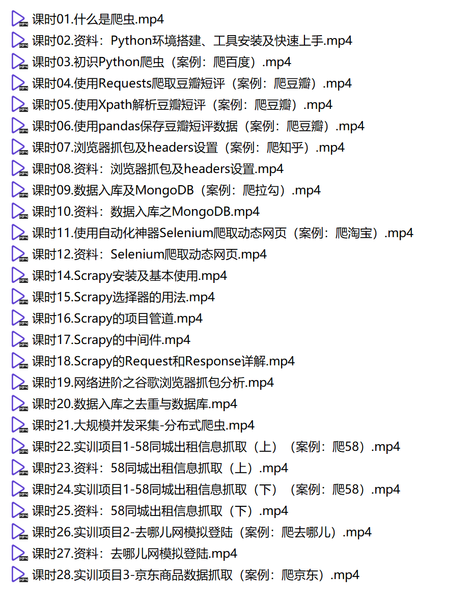 (价值399)Python爬虫 小白轻松从0到1