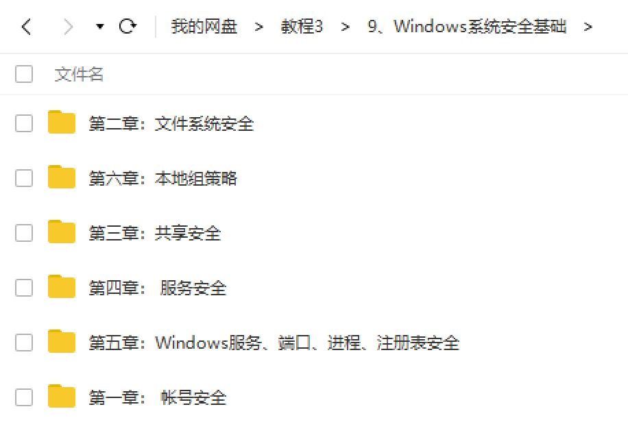 Windows系统安全基础视频课程