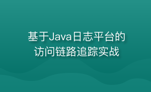 基于Java日志平台的访问链路追踪实战【完整版】