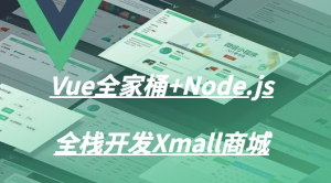 Vue全家桶+Node.js全栈开发Xmall商城（附源码和资料）