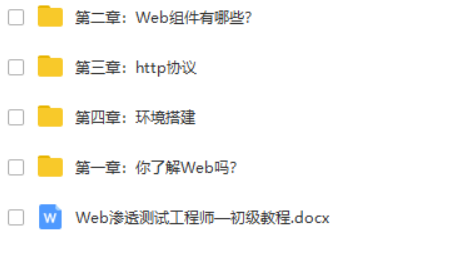 Web渗透测试工程师—入门知识