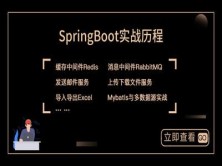 SpringBoot实战视频课程-零基础入门