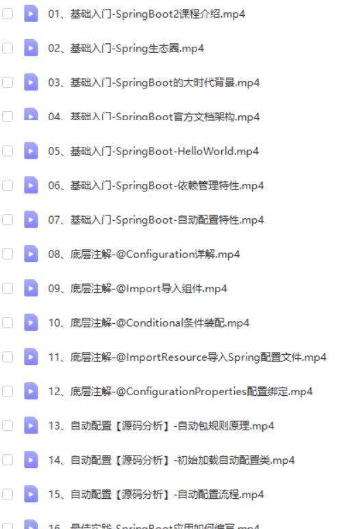 Spring Boot2核心技术与响应式编程