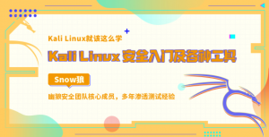 Kali Linux安全入门及各种工具