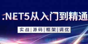 2021年最新 .NET5从0基础到精通