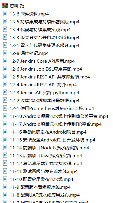 基于Jenkins的DevOps项目工程实践