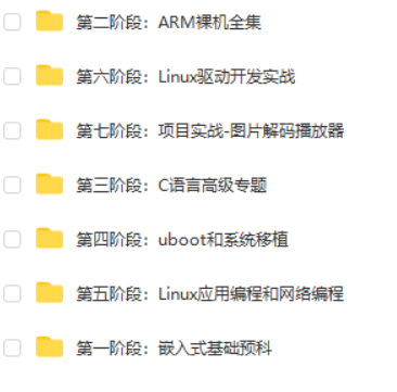 嵌入式软件工程师-第二阶段ARM裸机全集 （陆续更新）