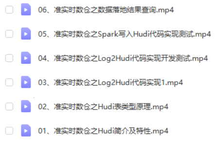 数据湖Hudi视频_大数据教程