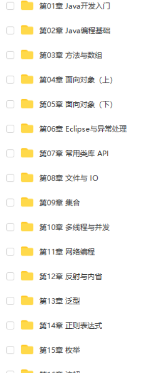 2021新版Java全套教程【完整资料】