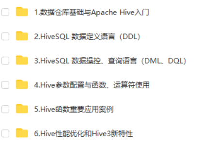 Hive3.x零基础入门到企业实战[完整资料]