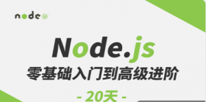 Node.js零基础入门到高级进阶-20天