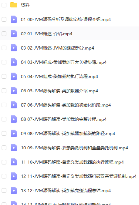 JVM全套教程(含jvm调优、jvm虚拟机、jvm面试题、jvm源码详解)全程干货无废话