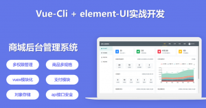 VueCli 实战商城后台管理系统（更新第10章）
