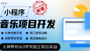 小程序项目开发实战|coderwhy新课（更新完毕）