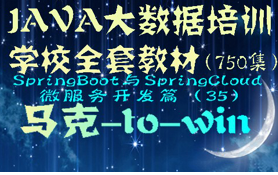 Java大数据全套教程-SpringBoot与SpringCloud微服务（开发篇）