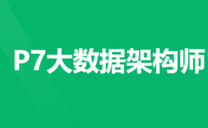 P7大数据架构师（10期）|2022年|NX