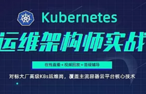 Kubernetes/K8s运维架构师实战集训营【中级班】