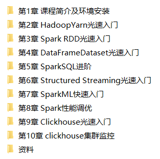 Spark3+Clickhouse+Hadoop大数据实战课程