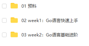 Go编程挺进大厂实战营（更新中）