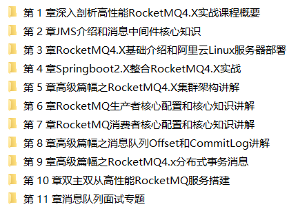 全新消息队列RocketMQ4.X零基础到高级实战|小D