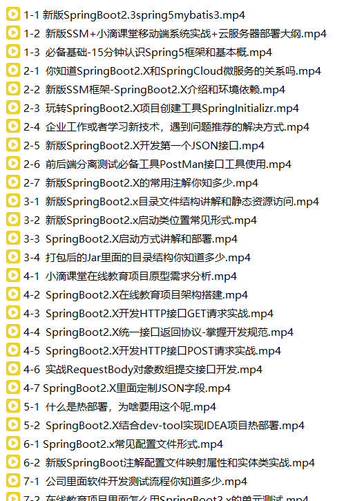 ssm新版SpringBoot2.3+spring5+mybatis3|小D